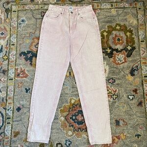 BDG Light Pink Acid Wash Jeans